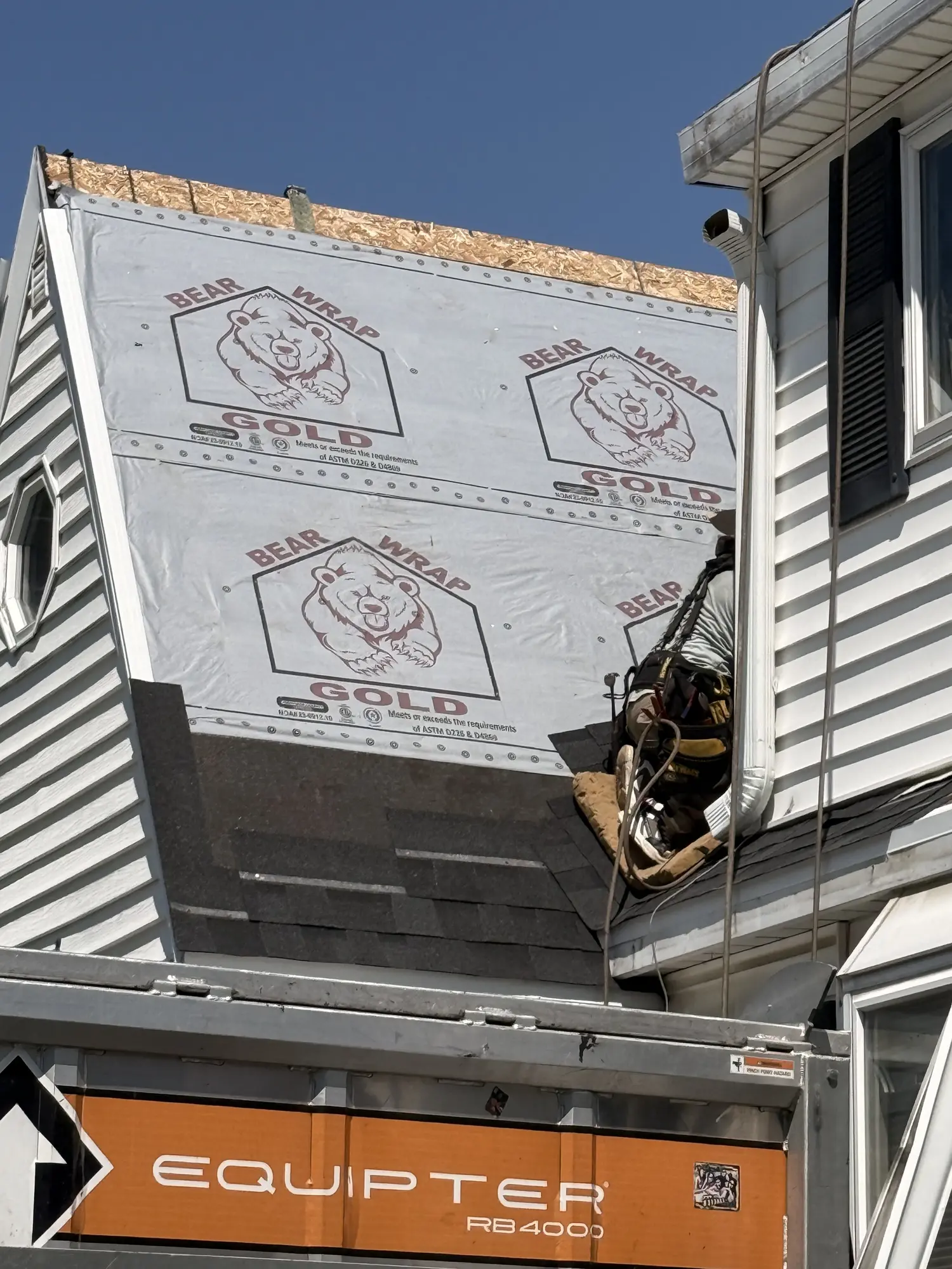 New roof completed by Horseshoe Roofing